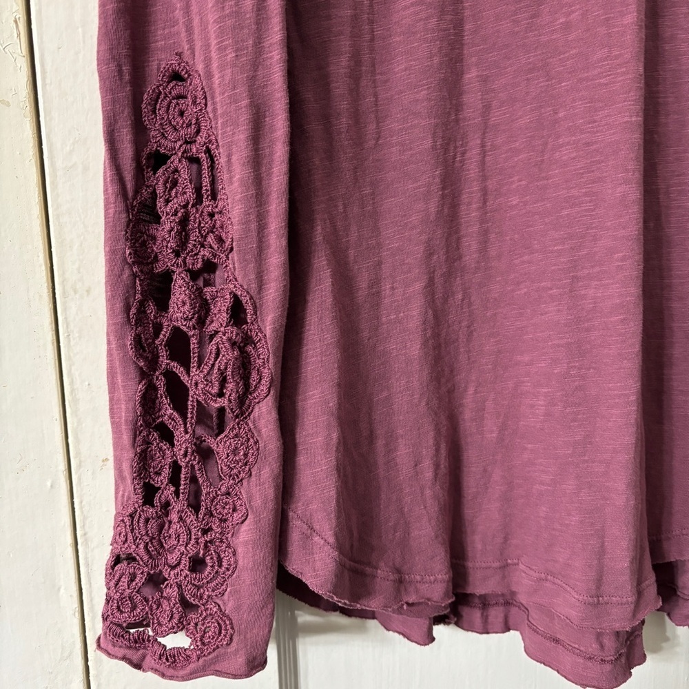 Free People Embroiled Sleeve Henley - Picture 11 of 16